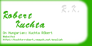 robert kuchta business card
